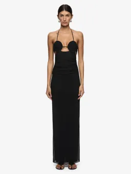 Bec & Bridge DELILA SPIRAL MAXI DRESS Black Size 6 for rent on The Volte - image 1