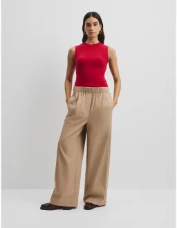 Country Road Cotton Twill Pant Size 12 AU Almond for rent on The Volte - image 2