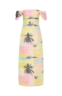 Aje Zara Gathered Off Shoulder Midi Dress AU 8 / S for rent on The Volte - image 5