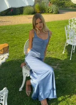 ANCE GRIA Atlein Gown in Blue size 8 for rent on The Volte - image 1