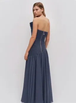 Aje Aquiline Gown Slate- 8 for rent on The Volte - image 2