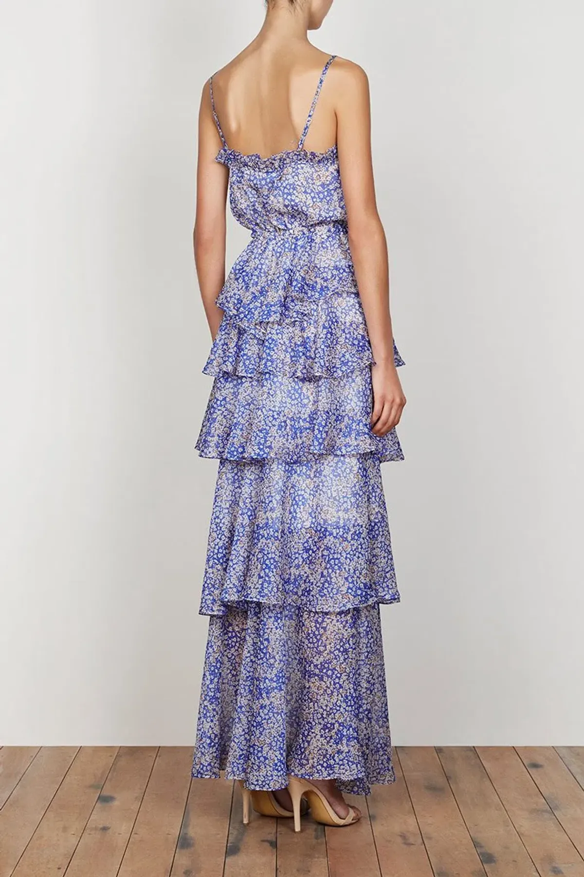 Shona Joy Garner Cami Maxi Dress Floral Print Size 8 - Image 3