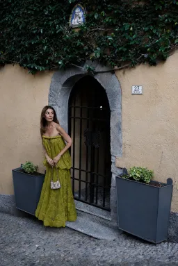 Zimmermann green lace gown for rent on The Volte - image 5