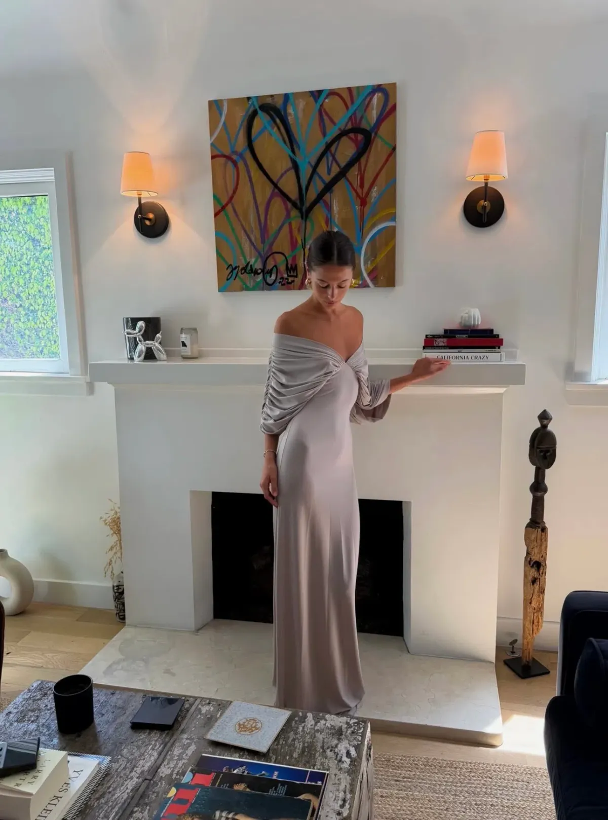 Ance Gria Neve Dress Grey for rent on The Volte - main image