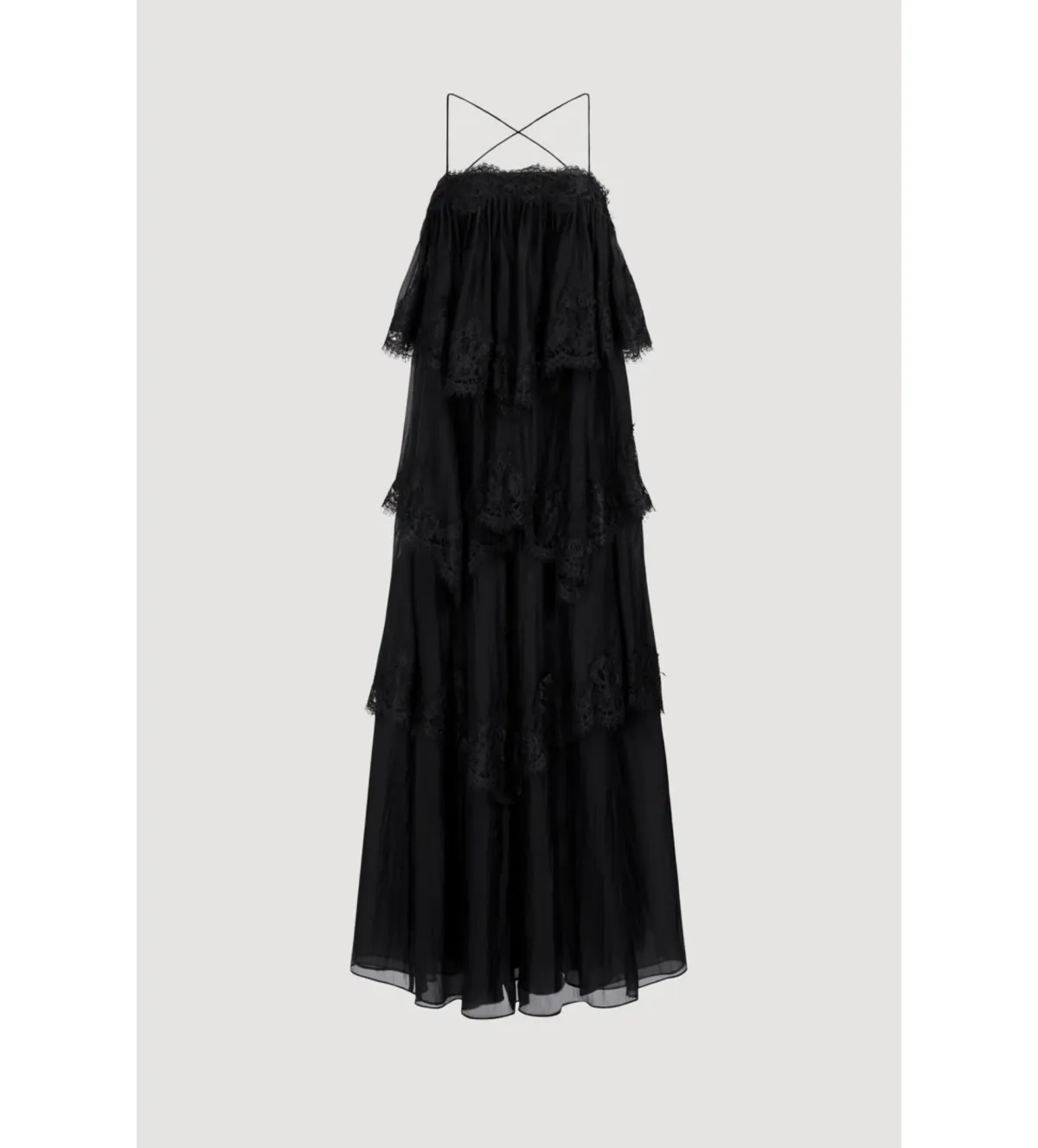 Aje Ophelia Lace Gown Black Size 10 - Image 4
