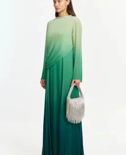 Acler Bridle Maxi Dress Green Size 10 for rent on The Volte - image 2