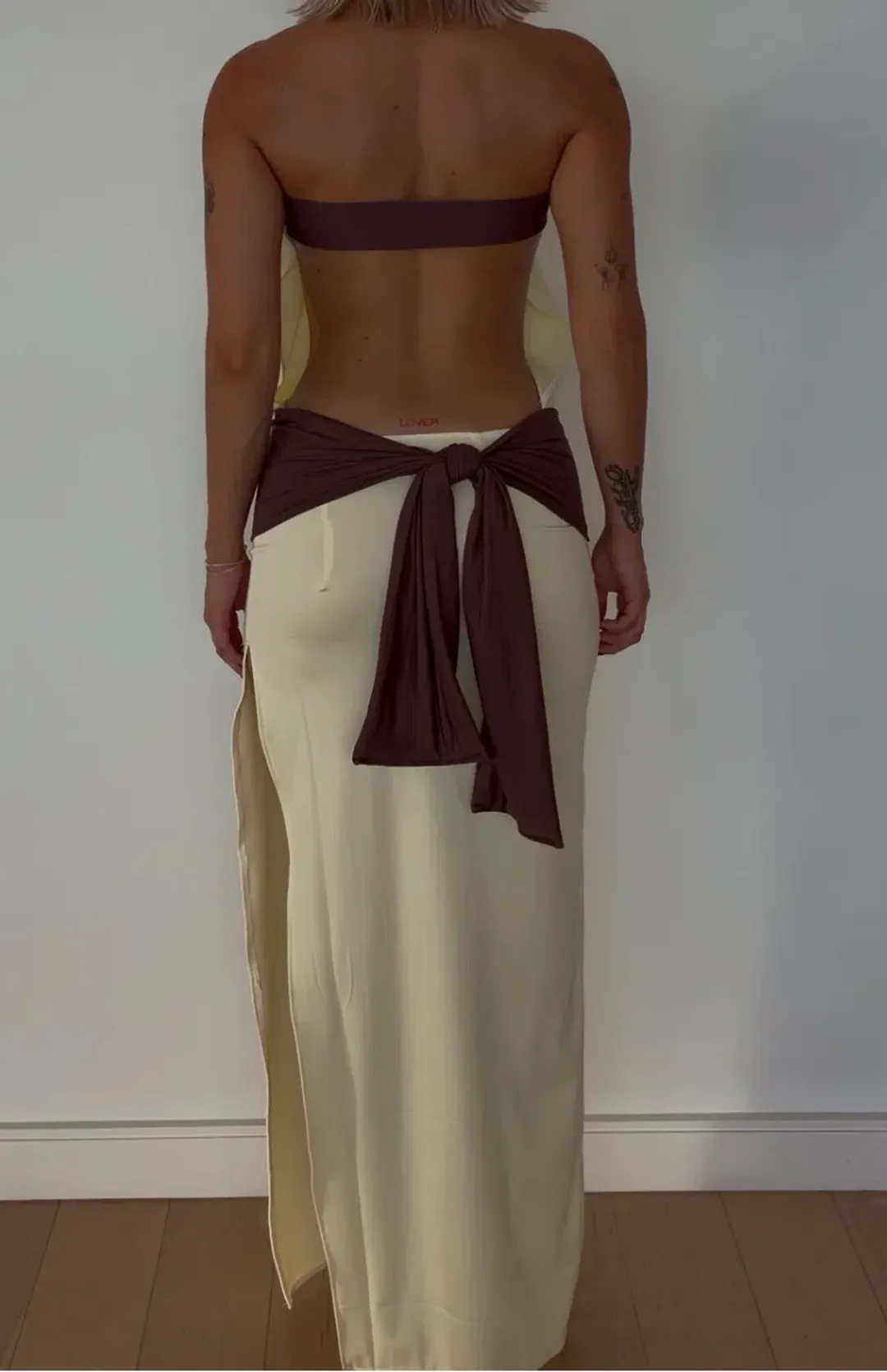 The boys club inka maxi dress for rent on The Volte - main image