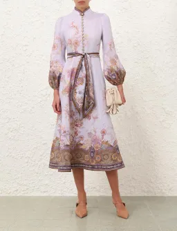 Zimmermann Luna Button Midi Dress 3 for rent on The Volte - image 4