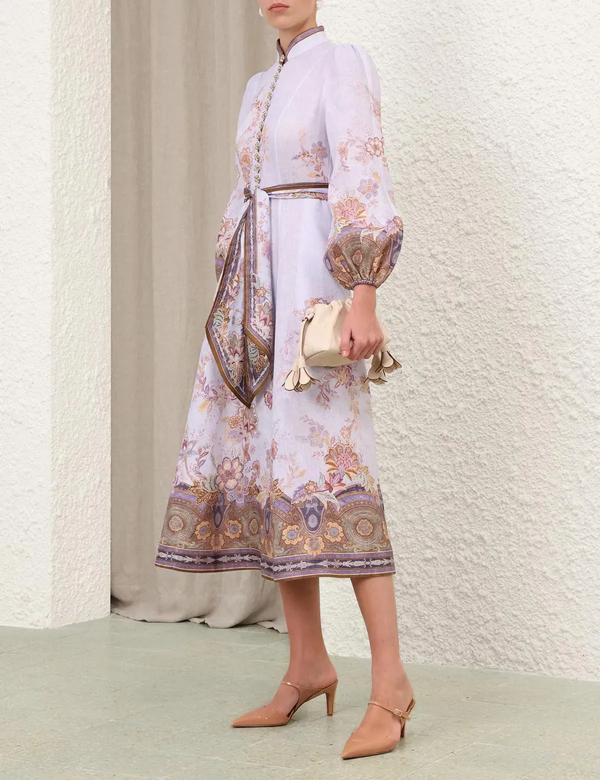 Zimmermann Luna Button Midi Dress 4 - Image 5