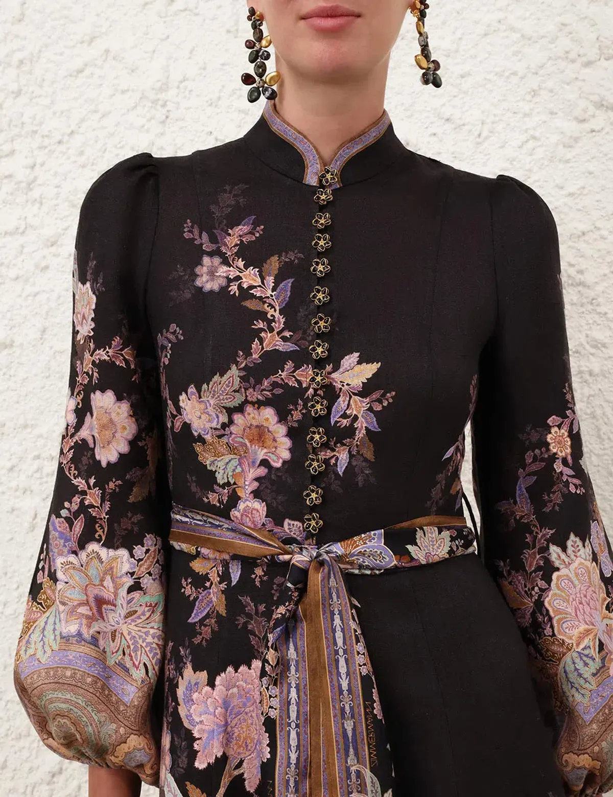 Zimmermann Luna Button Midi Dress 3 - Image 3