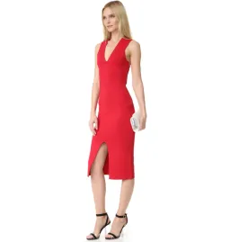 Dion Lee Bandage Back Fitted Dress Red Size AU 6 for rent on The Volte - image 1