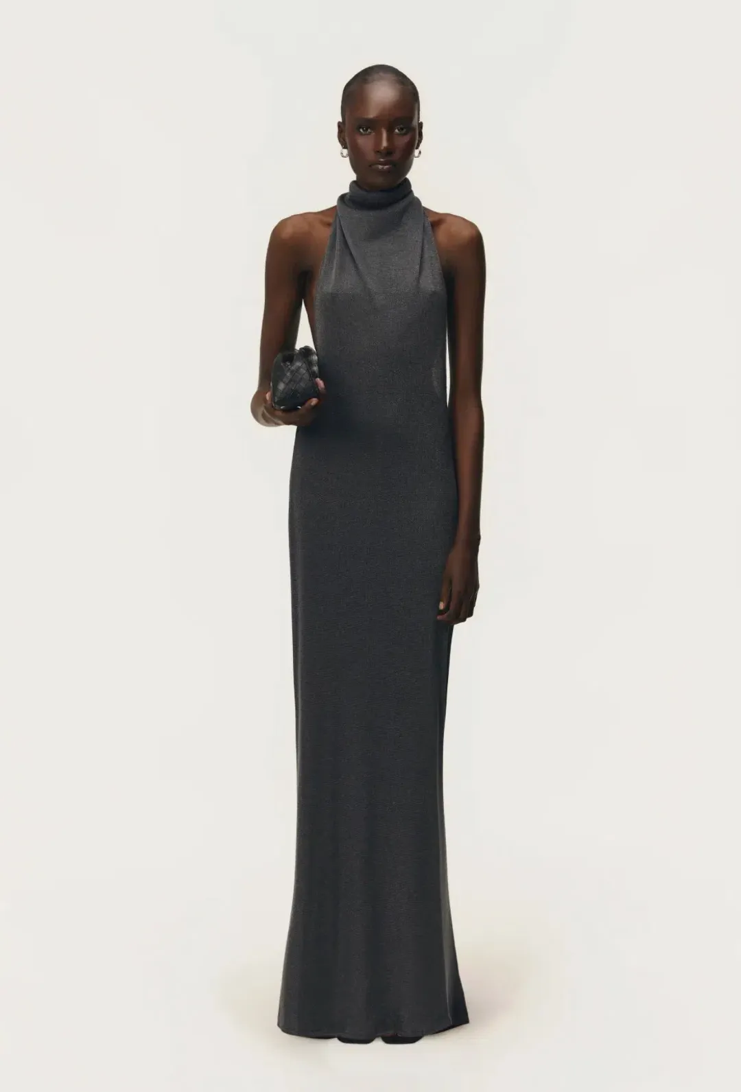 Arcina Ori Romy Dress Chrome Metallic for rent on The Volte - main image