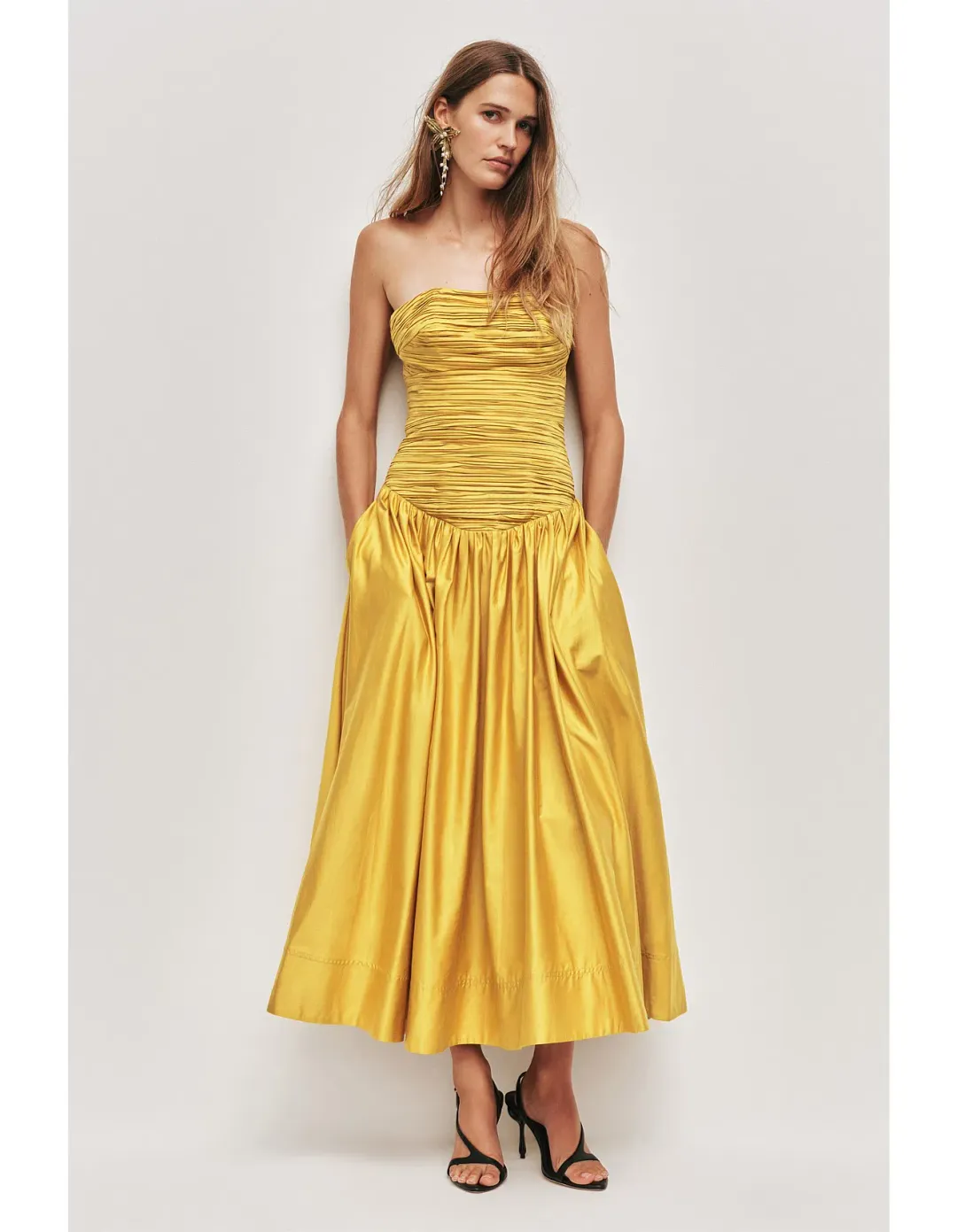 AJE Marigold Midi Dress for rent on The Volte - main image