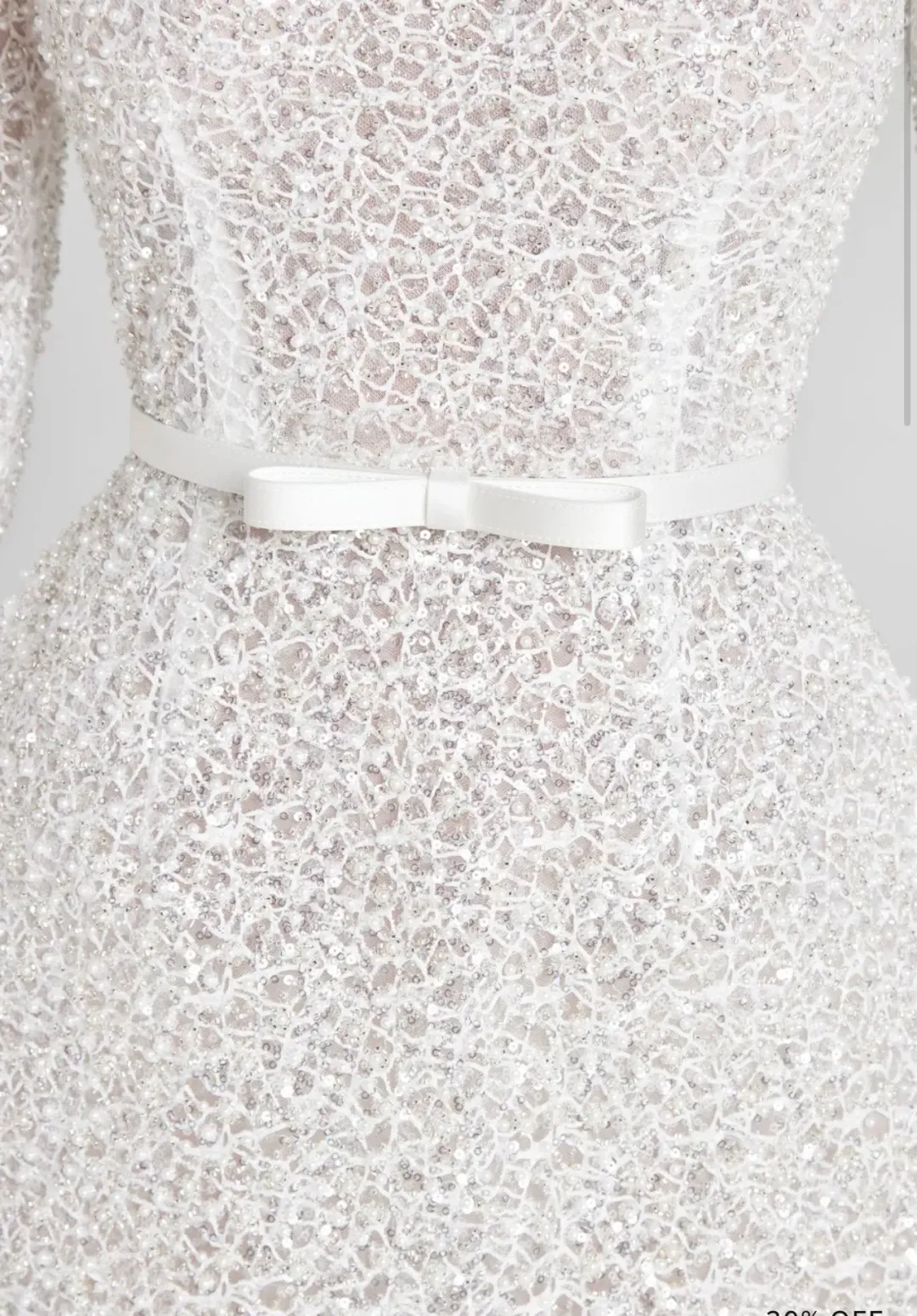 Nadine Merabi Edie White Dress - size SM/UK10 for rent on The Volte - main image