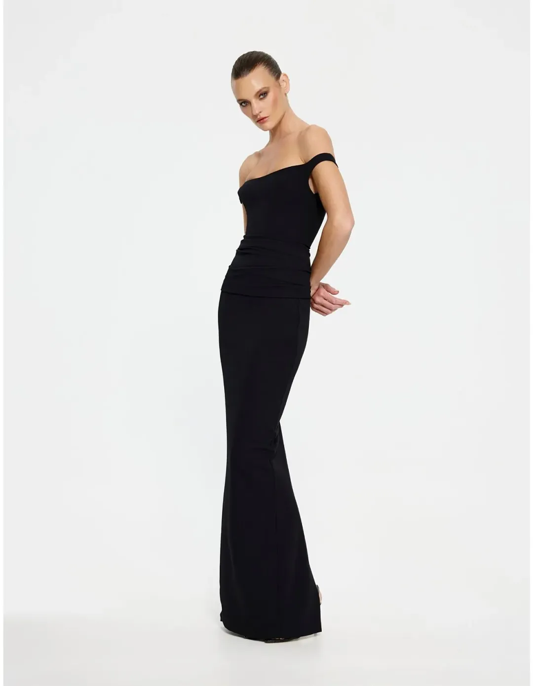 Effie Kats Hayward Gown Black XS for rent on The Volte - main image