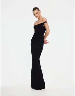 Effie Kats Hayward Gown Black XS for rent on The Volte - image 2