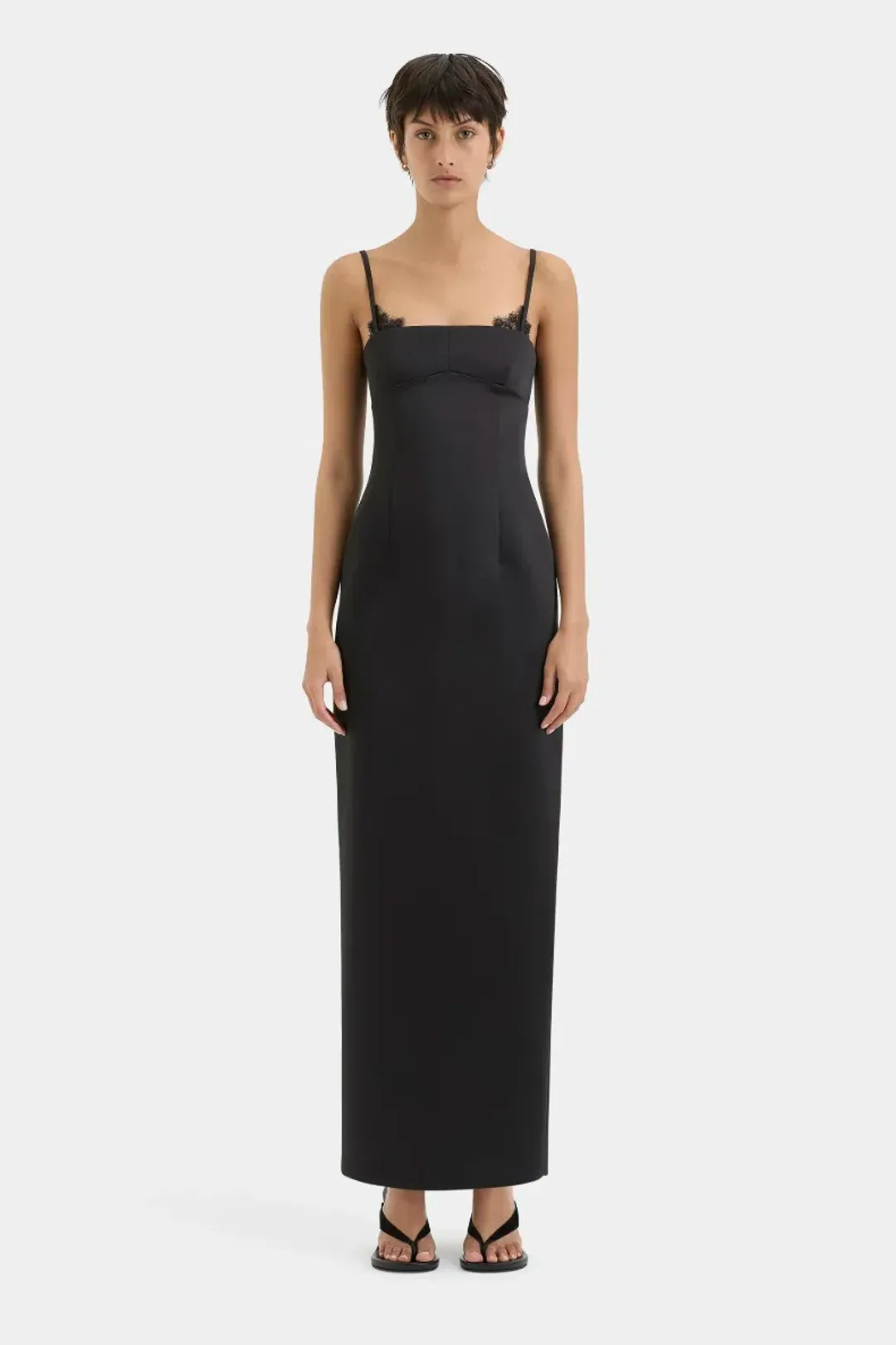 Sir The Label Poppy Column Gown for rent on The Volte - main image