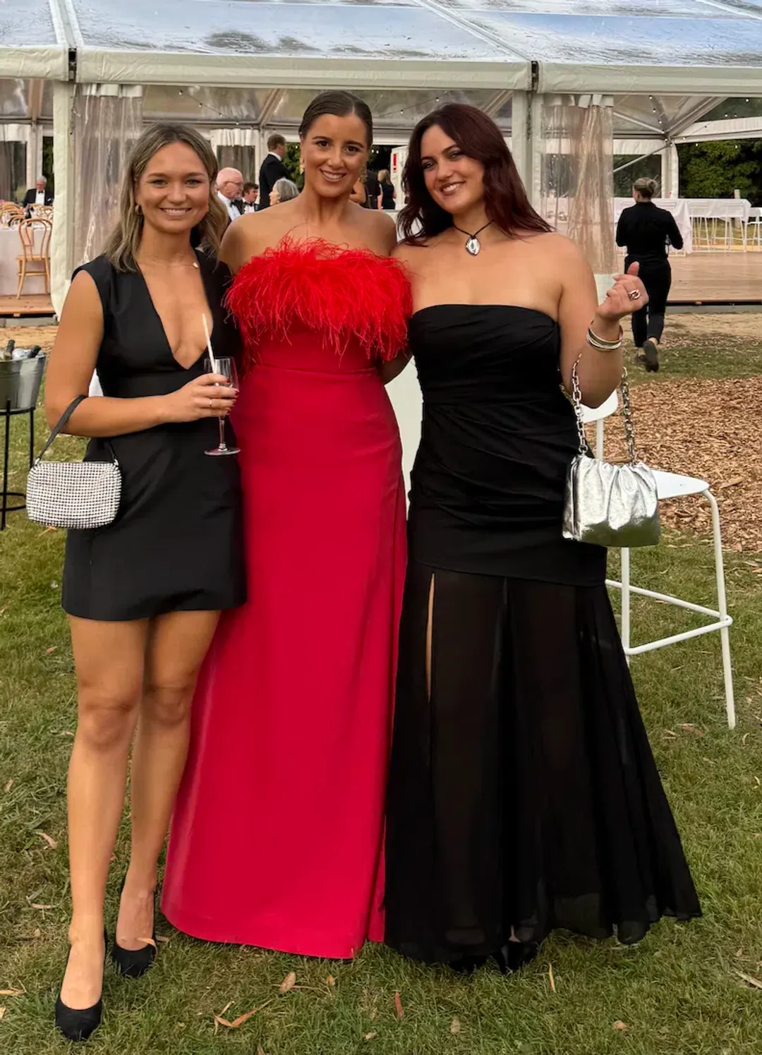 Shona Joy Blainey Strapless Draped Maxi Dress for rent on The Volte - main image