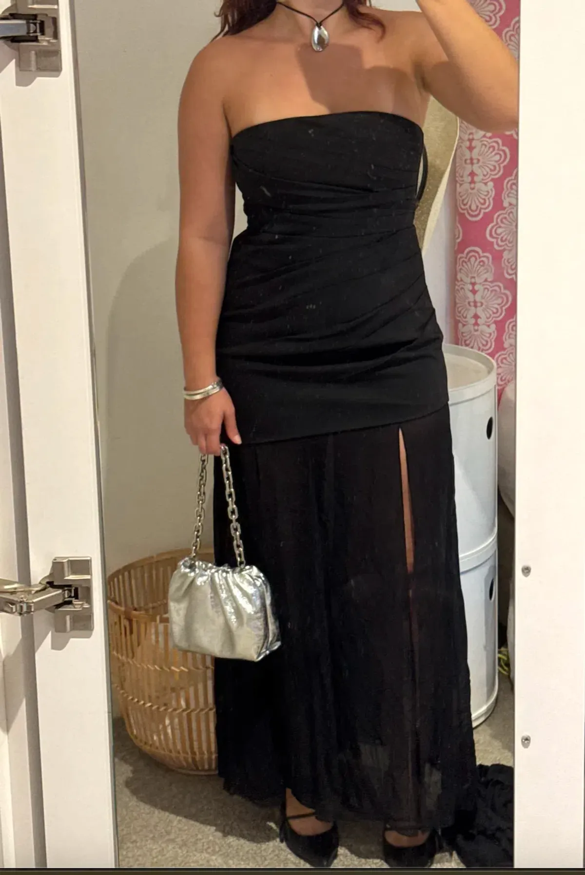 Shona Joy Blainey Strapless Draped Maxi Dress - Image 5