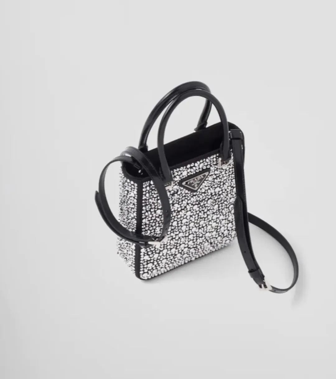Prada Mini Tote with Crystals for rent on The Volte - main image