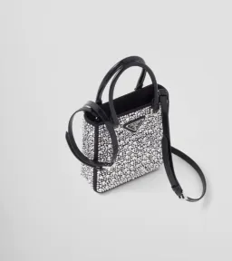 Prada Mini Tote with Crystals for rent on The Volte - image 2