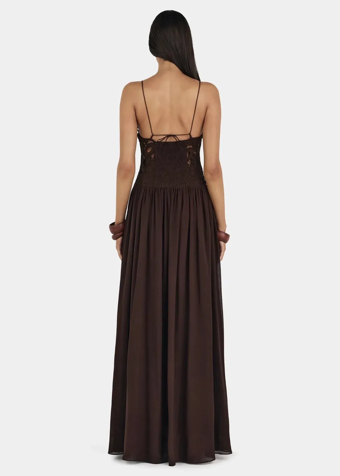 Hansen and Gretel Stephanie Dress size 8 Cedar Brown for rent on The Volte - main image