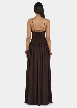 Hansen and Gretel Stephanie Dress size 8 Cedar Brown for rent on The Volte - image 4