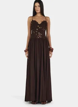 Hansen and Gretel Stephanie Dress size 8 Cedar Brown for rent on The Volte - image 2