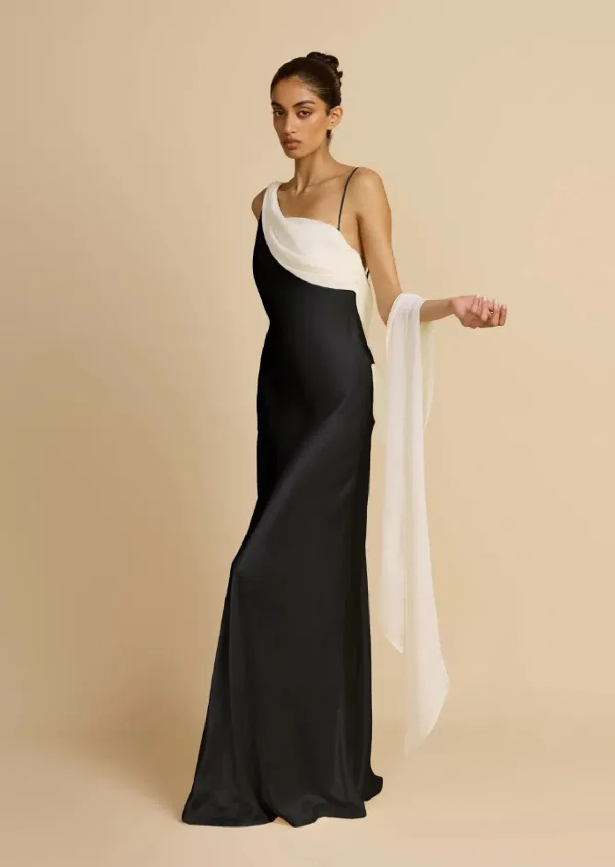 Arcina Ori Helena Dress Black & White Size XS / AU 6 for rent on The Volte - main image