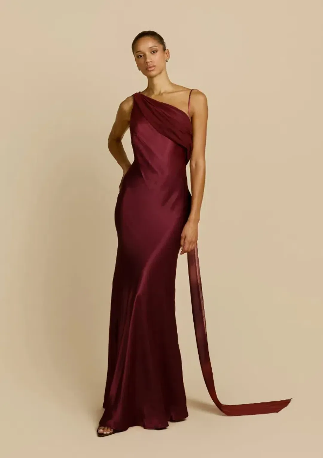 Arcina Ori Helena Dress Plum Size XS / AU 6 for rent on The Volte - main image
