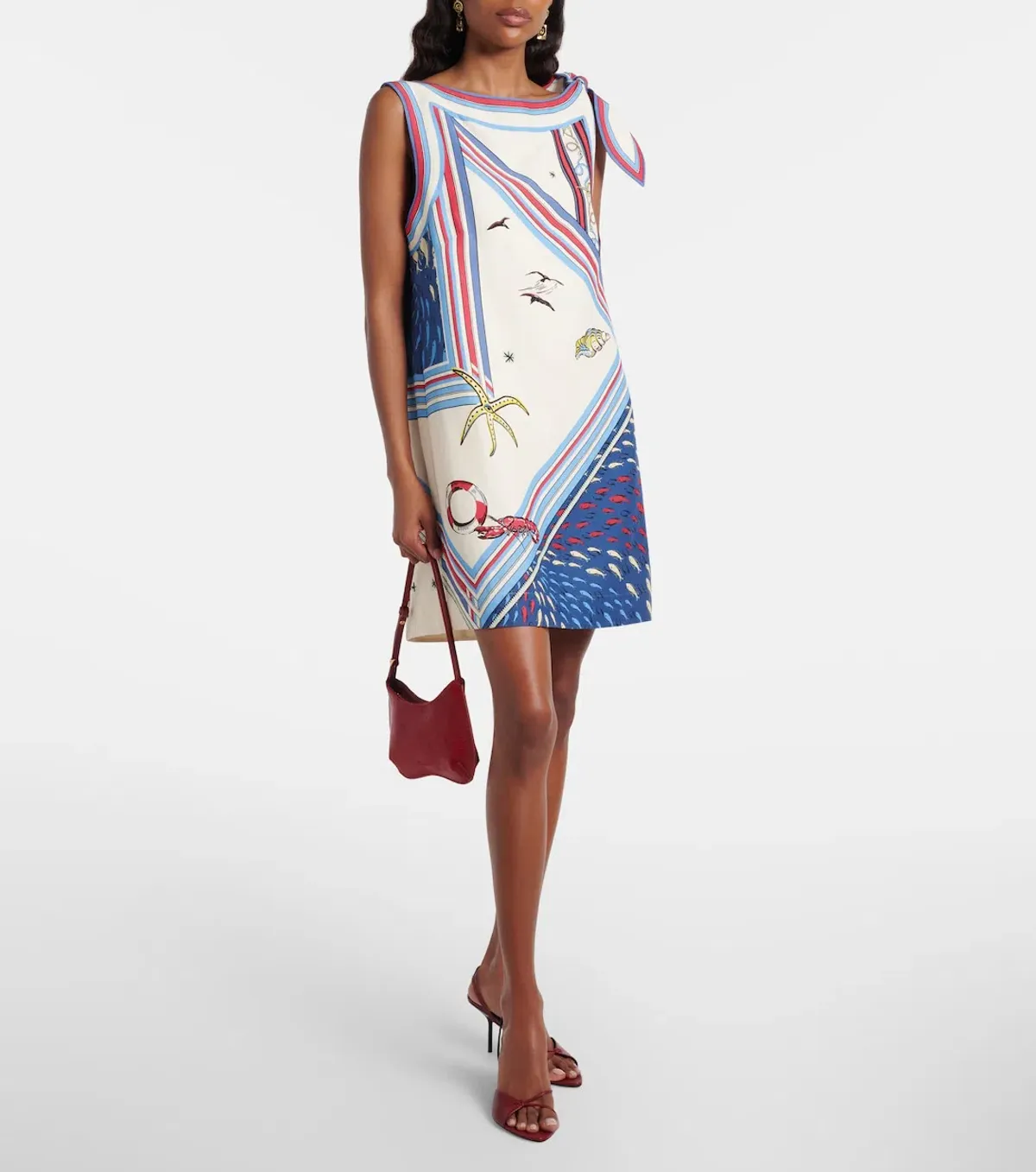 Alémais Apollo bow-detail printed mini dress 14 - Image 1