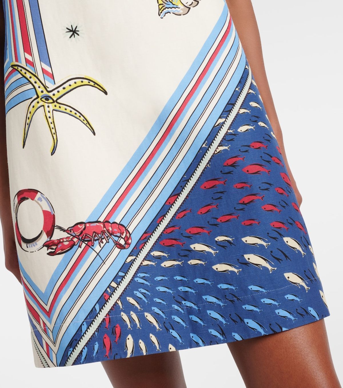 Alémais Apollo bow-detail printed mini dress 4 - Image 4