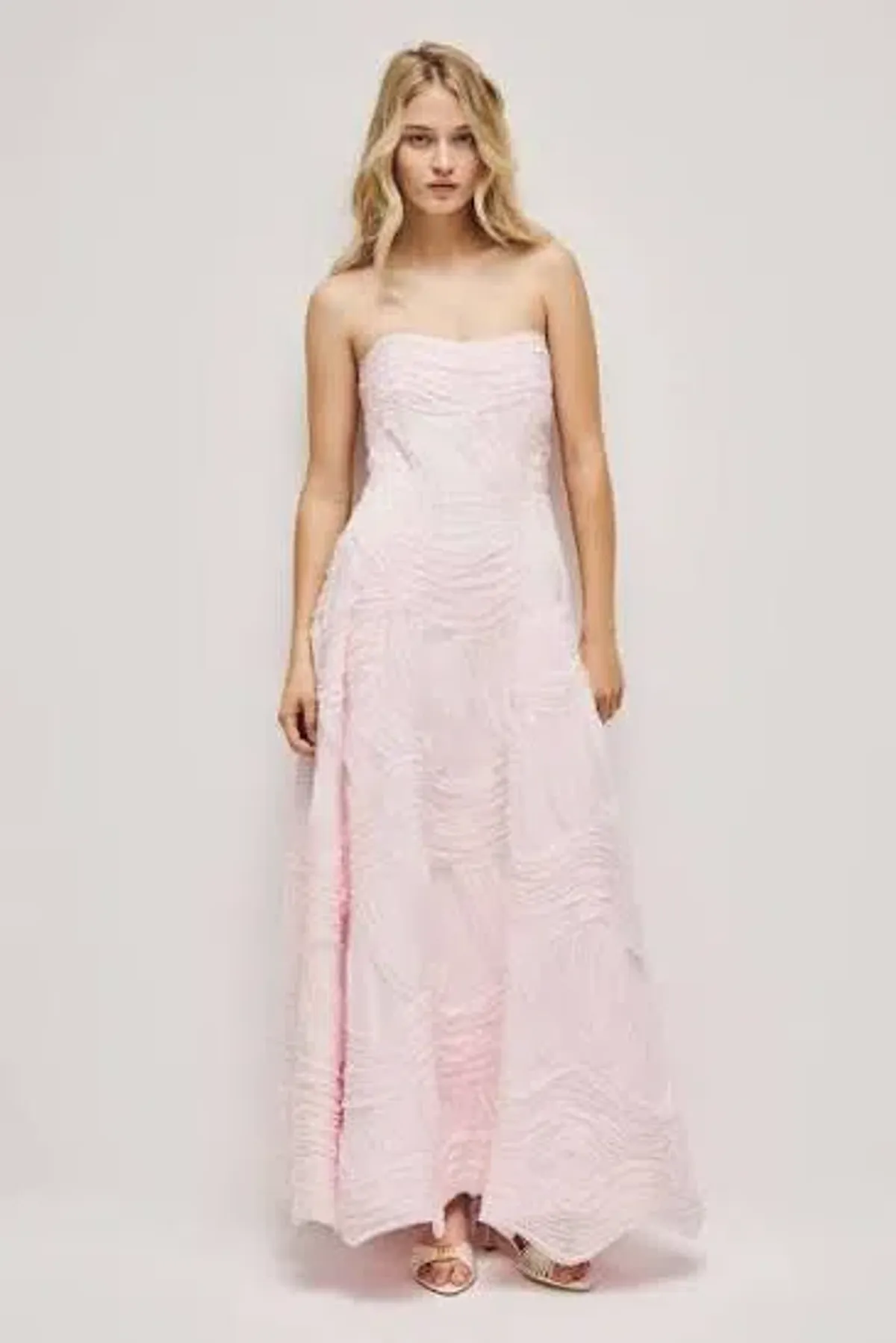 AJE Wave Gown Pastel Pink Size 8 - Image 1