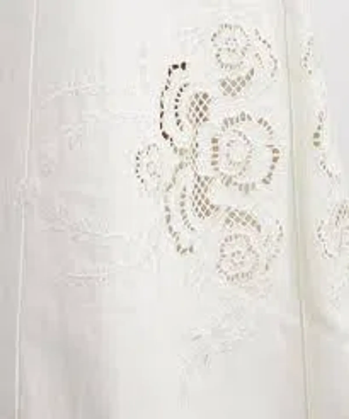 AJE Halo Embroidered Midi Dress Ivory Size 10 - Image 5