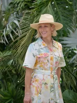AJE Manon Midi Dress Jardin Floral Print size 8 for rent on The Volte - image 8