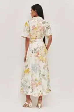 AJE Manon Midi Dress Jardin Floral Print size 8 for rent on The Volte - image 5
