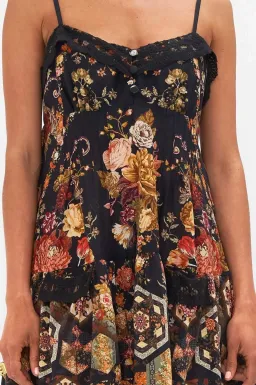 Camilla – Stitched in Time Short Pintuck Dress With Pockets for rent on The Volte - image 2