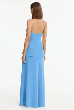 Acler Bankfeild Maxi Dress size 12 Blue for rent on The Volte - image 3