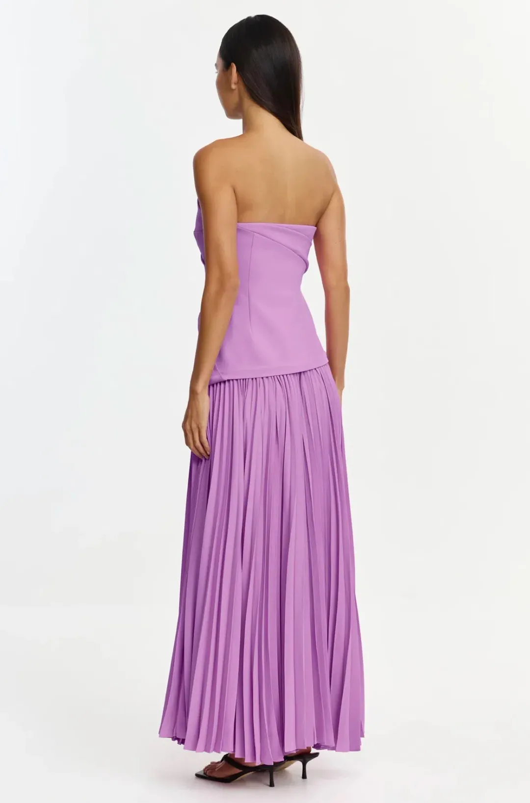 Acler Harden Maxi Dress size 8 Zinnia Pink for rent on The Volte - main image