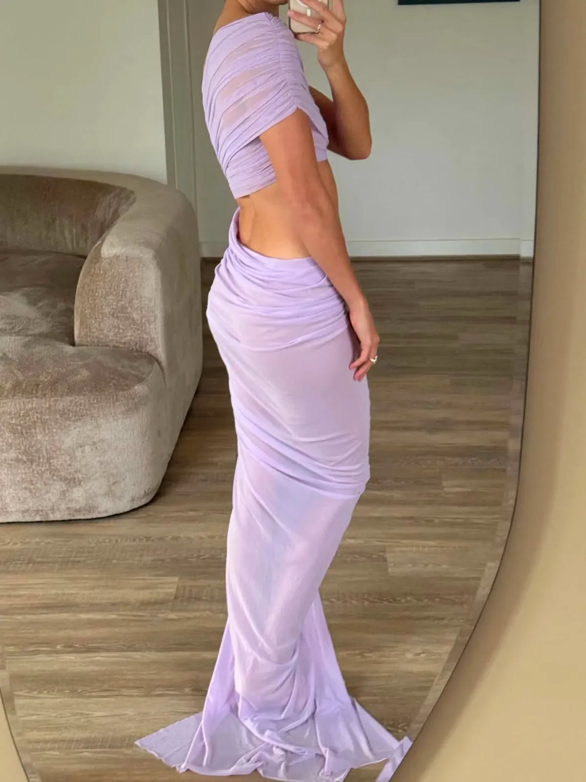 DZO Lara Dress Pastel Purple size 8 - Image 2
