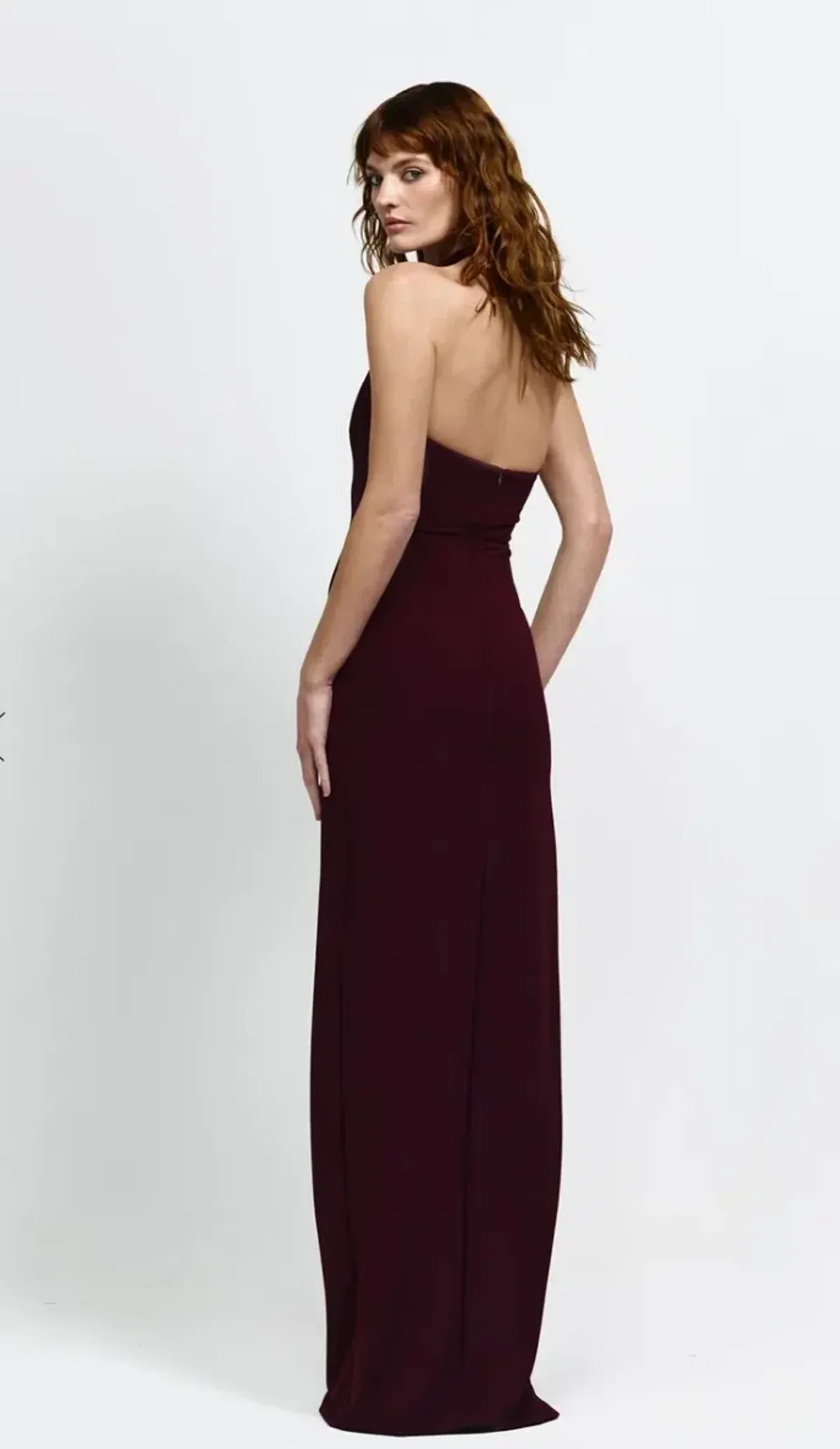 EFFIE KATS MYLA GOWN IN WINE SIZE 8 - Image 4