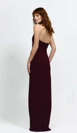 EFFIE KATS MYLA GOWN IN WINE SIZE 8 for rent on The Volte - image 4
