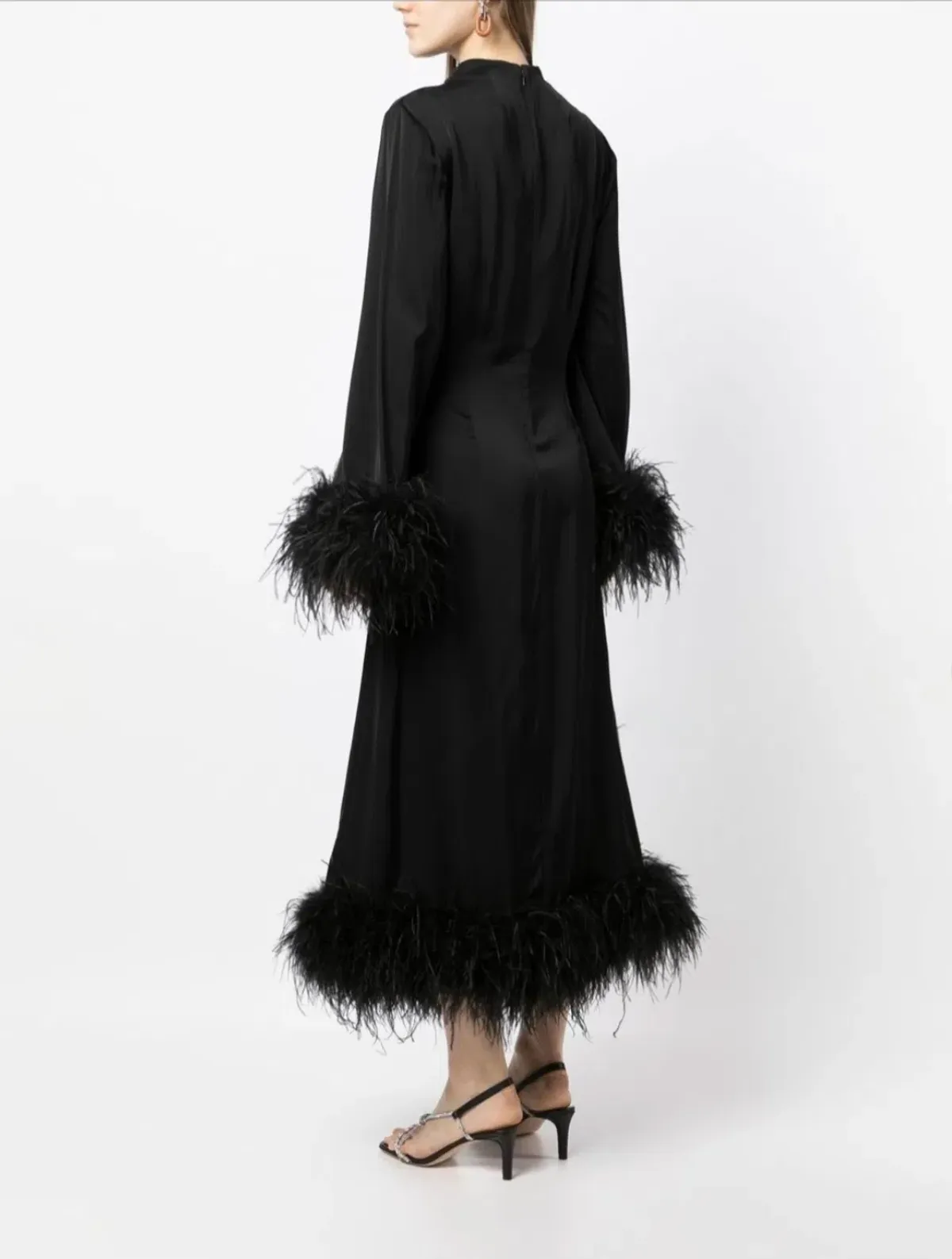 Rachel Gilbert Pietro Dress in Black Size 2/AU10 - Image 5