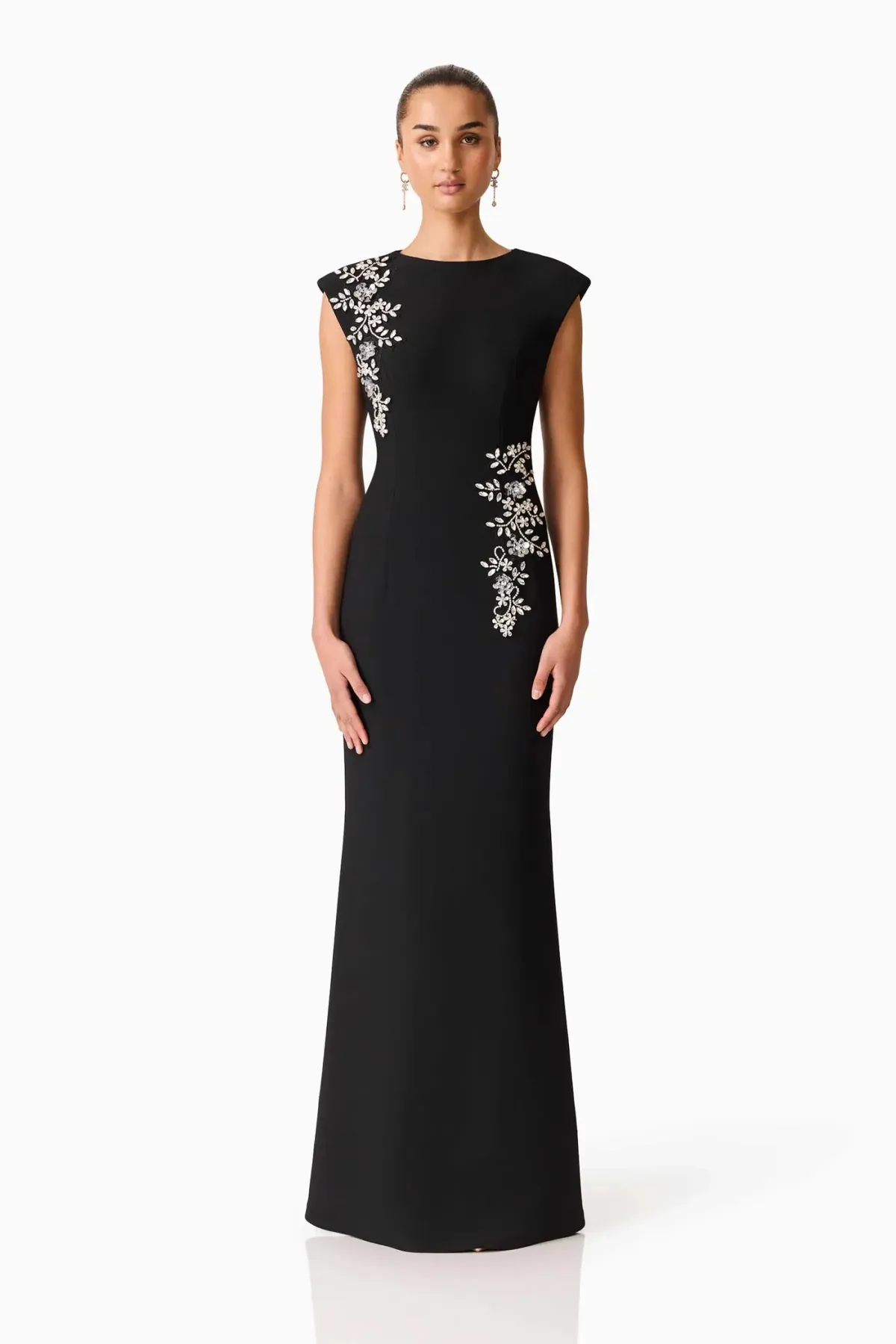 Elliatt Veda Gown; black; XS / AU 6 for rent on The Volte - main image