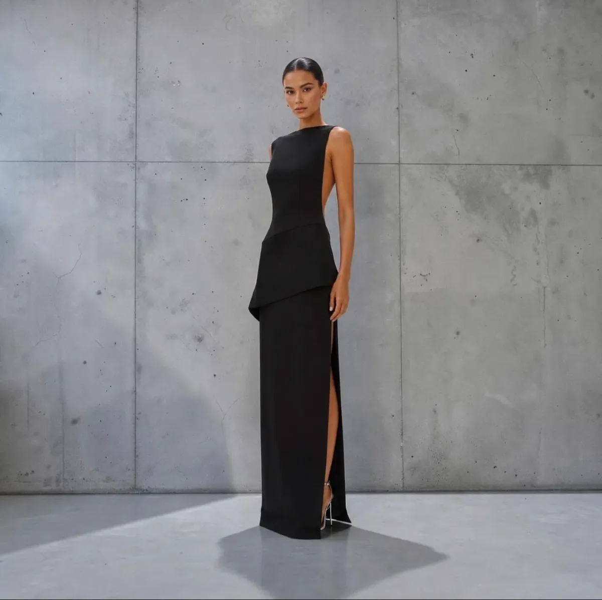 Rachel Gilbert Rick Gown in Black Size 0/6 - Image 1