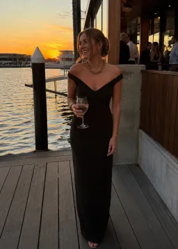 Arcina Ori Ellery Maxi Black / Size 8 for rent on The Volte - image 1
