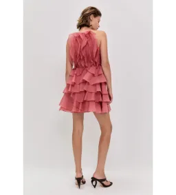🪸 Aje Cleo Mini Dress in Spiced Coral - Size 12 🪸 Race Day / Hen's Party Dress for rent on The Volte - image 4
