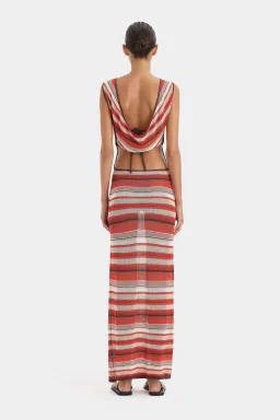 Sir The Label Coastline Tie Dress in Red Stripe Size 1 / AU 8 for rent on The Volte - image 5