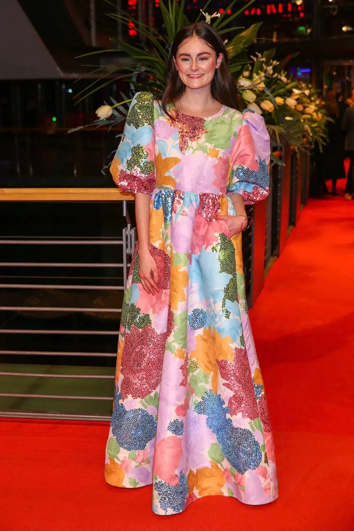 Stine Goya Floral Print Mikado Gown - size Small - Image 8