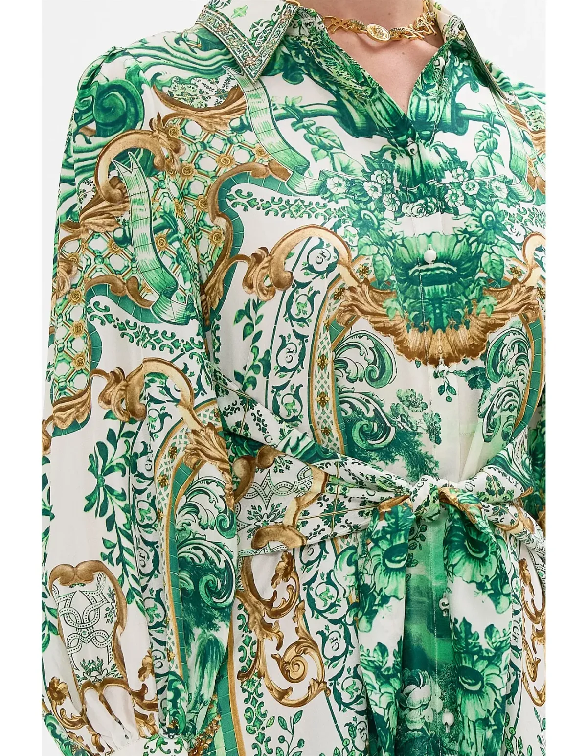 Camilla Waist Tie Shirt Dress XXS Corridor Of Calm - Image 5